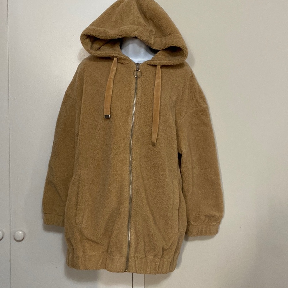Teddy zip up jacket